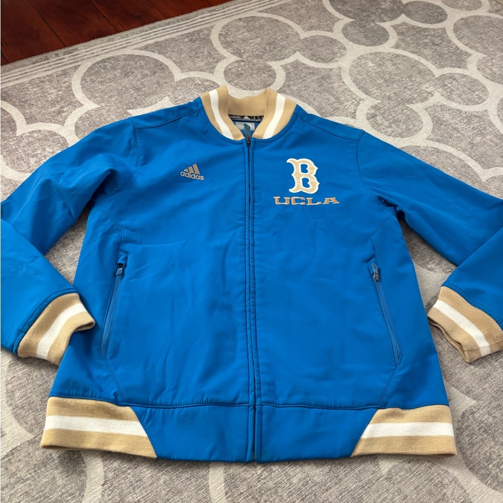 Adidas Kids Blue and Gold UCLA Puffer Jacket